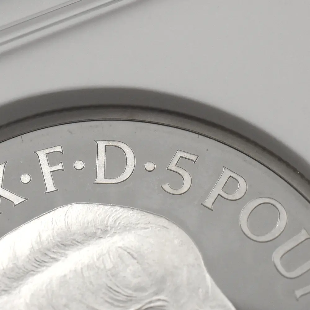 モダンコイン14:6912 イギリス 2026 チャールズ3世 エリザベス2世のコイン肖像シリーズ 第一弾 ヤングヤングエリザベス 5ポンドプルーフピエフォー銀貨 NGC PF68UC 箱付き