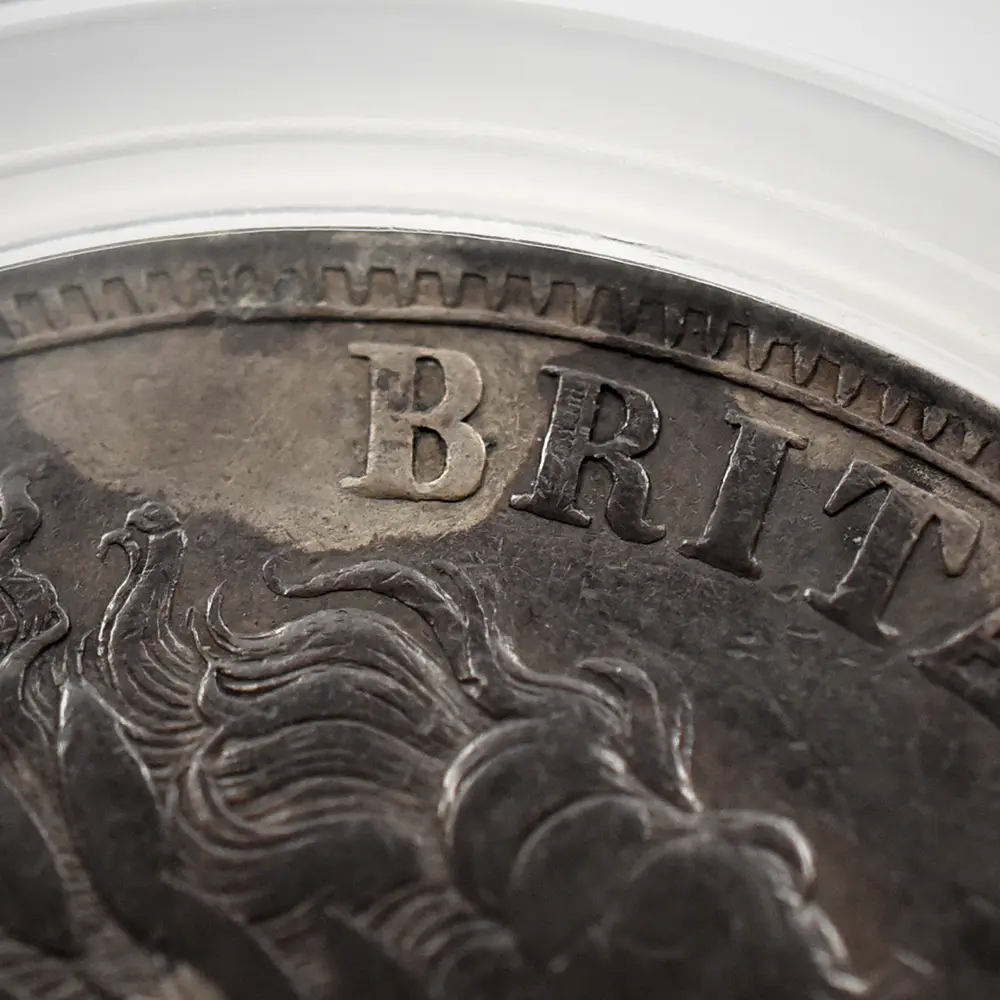 アンティークコイン6：5588 1821 ジョージ4世 聖ジョージ竜退治 クラウン銀貨 PCGS Genuine Cleaning - VF Details S-3805