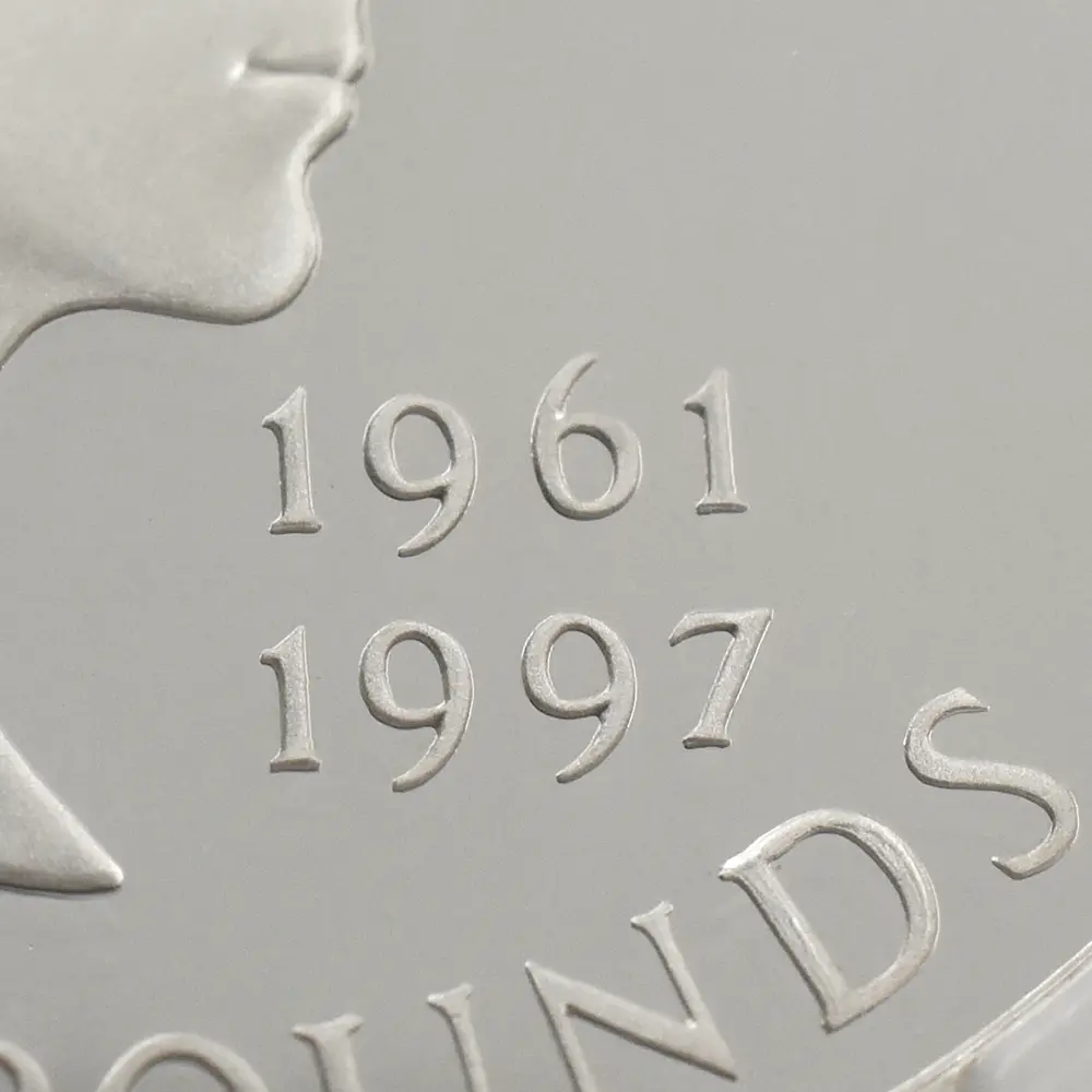 モダンコイン9：6915 イギリス 1999 エリザベス2世 ダイアナ妃追悼記念 5ポンド銀貨 NGC PF69UC