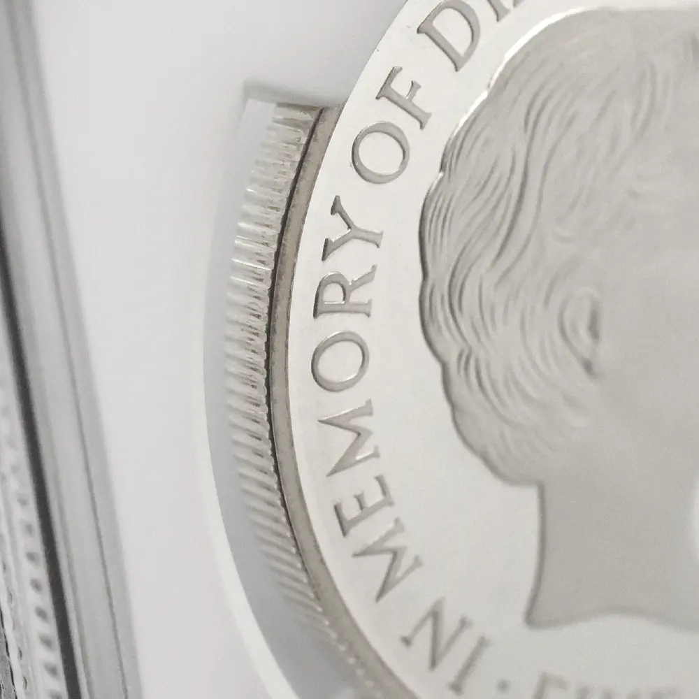 モダンコイン13：6915 イギリス 1999 エリザベス2世 ダイアナ妃追悼記念 5ポンド銀貨 NGC PF69UC