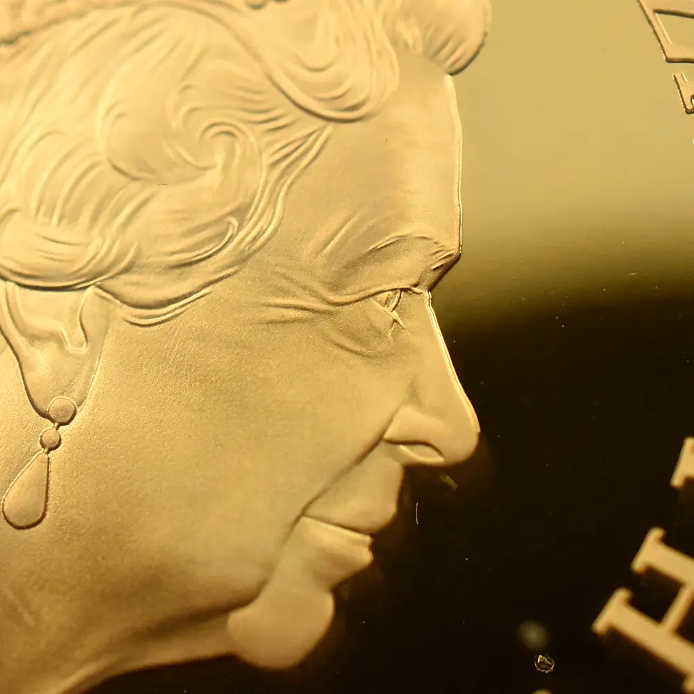 クイーンズビースト15:6922 イギリス 2021 エリザベス2世 クイーンズビースト コンプリーター 英国王室の十大守護獣 200ポンド2オンス金貨 ファーストリリース NGC PF70UC 箱付き