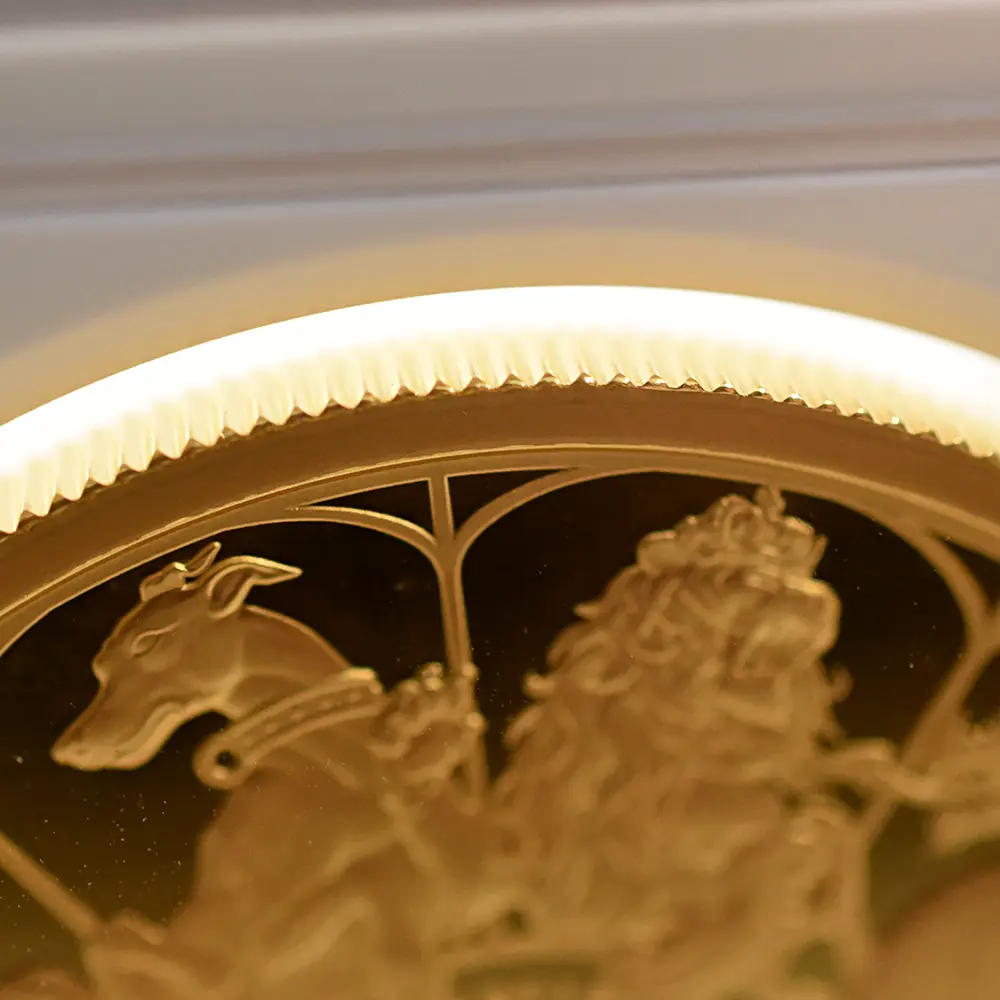 クイーンズビースト17:6922 イギリス 2021 エリザベス2世 クイーンズビースト コンプリーター 英国王室の十大守護獣 200ポンド2オンス金貨 ファーストリリース NGC PF70UC 箱付き