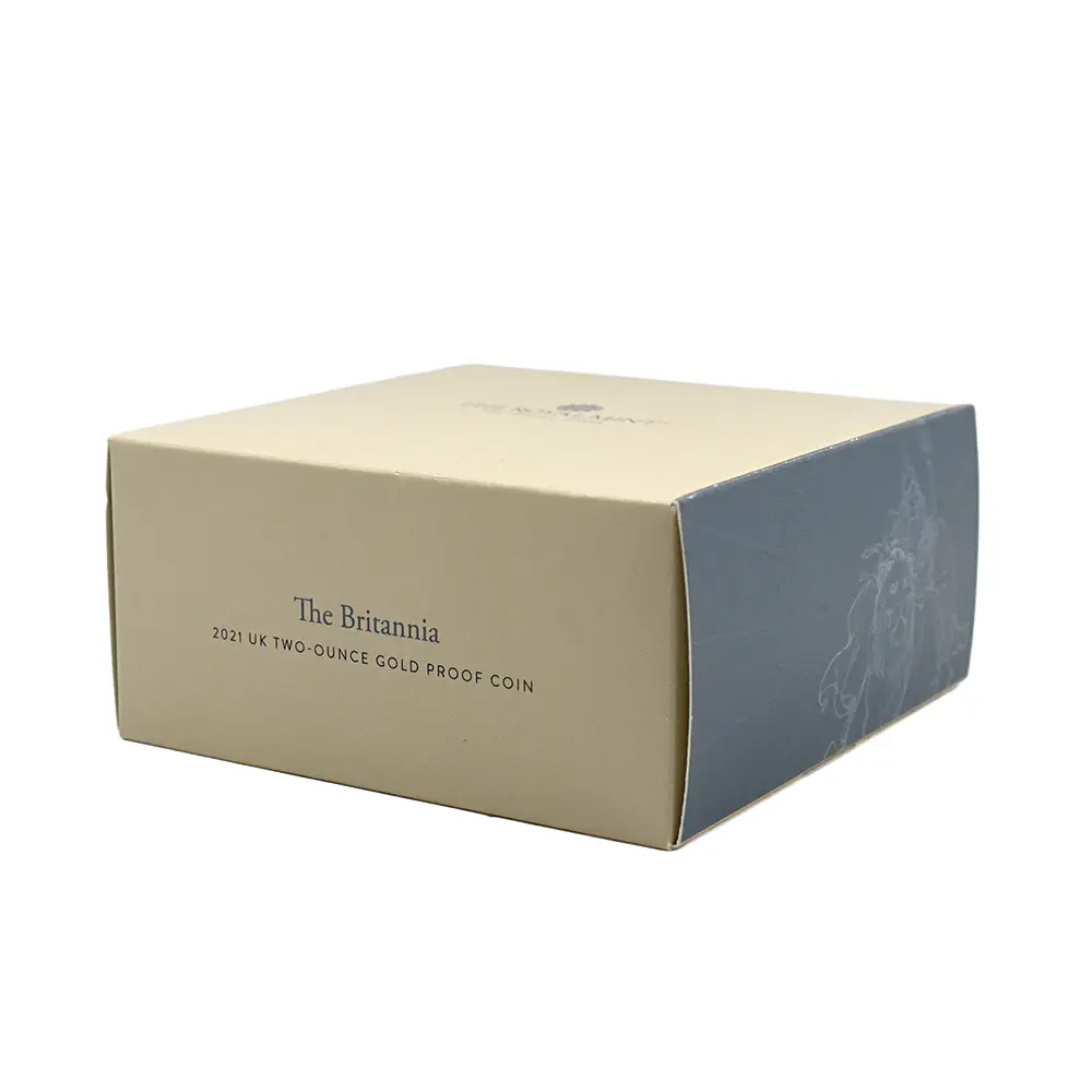 モダンコイン7：6921 イギリス 2021 エリザベス2世 ブリタニア 200ポンド2オンス金貨 発行即日鑑定品 NGC PF70UC 箱付き