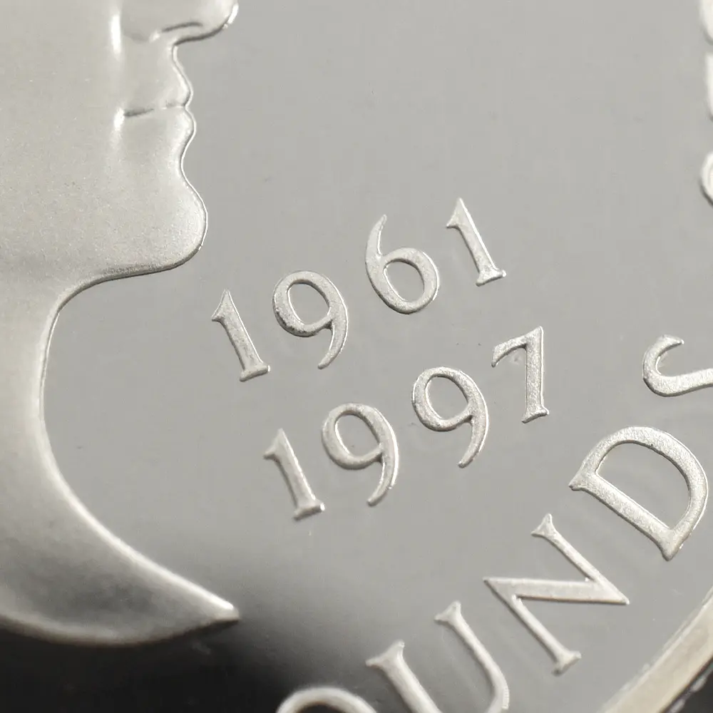 モダンコイン8：6916 イギリス 1999 エリザベス2世 ダイアナ妃追悼記念 5ポンド銀貨 NGC PF69UC