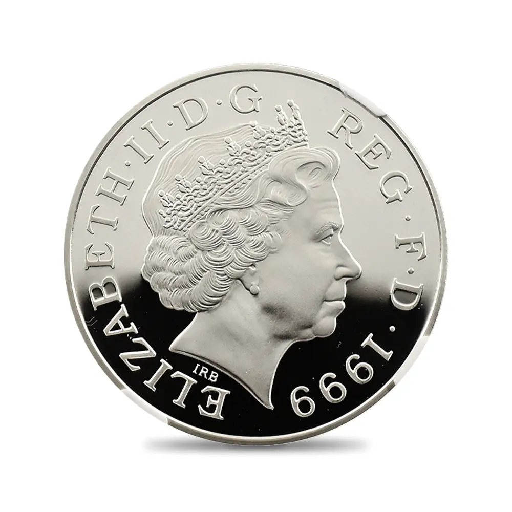 モダンコイン3：6916 イギリス 1999 エリザベス2世 ダイアナ妃追悼記念 5ポンド銀貨 NGC PF69UC