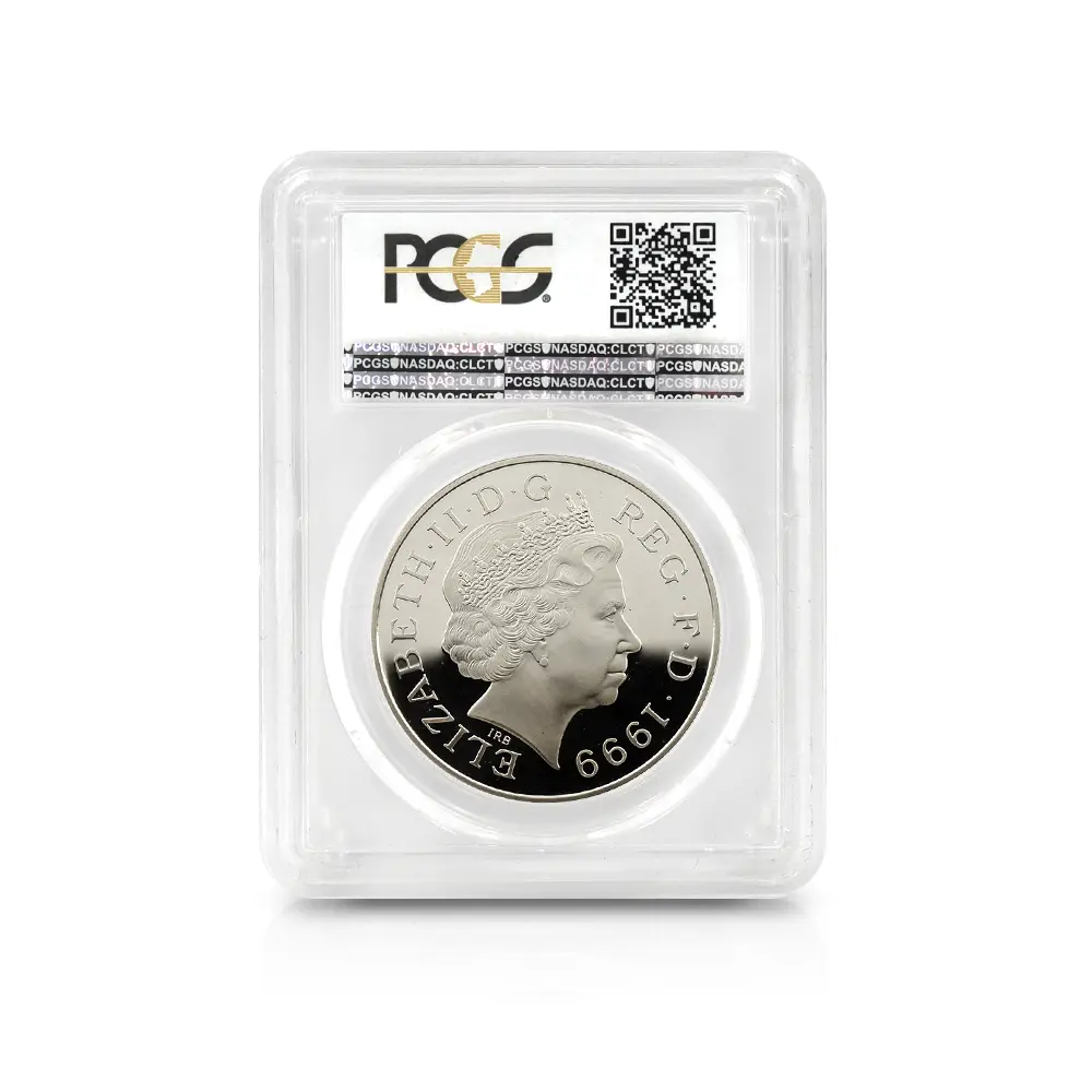 モダンコイン5：5596 1999 エリザベス2世 ダイアナ妃追悼記念 5ポンド銀貨 PCGS PR68DC S-4551
