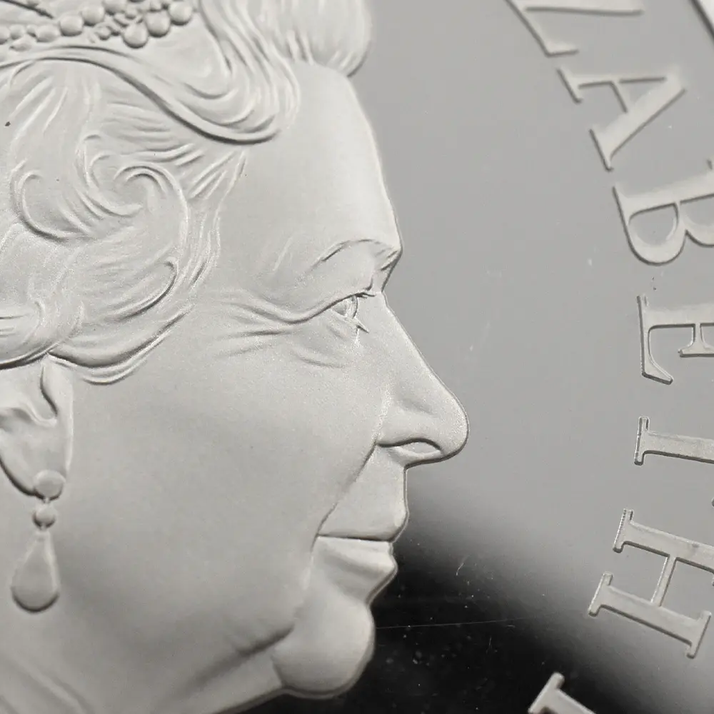 モダンコイン9:6920 イギリス 2020 エリザベス2世 スリーグレーセス 5ポンド2オンス銀貨 ファーストリリース NGC PF70UC