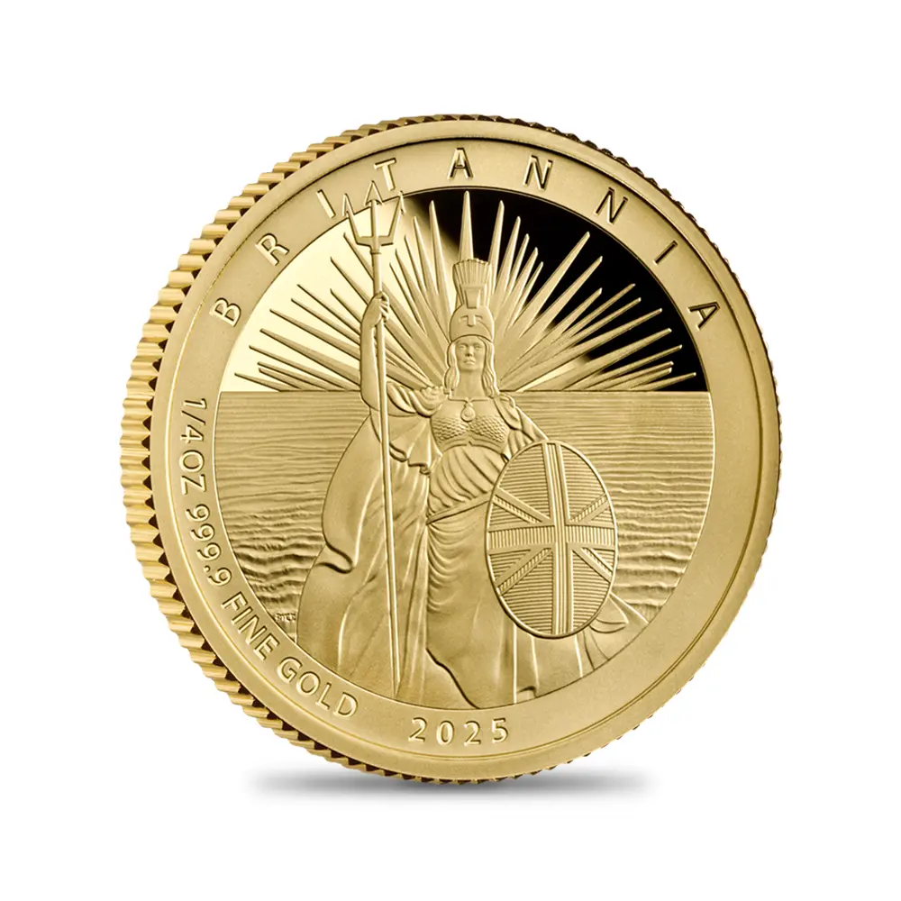 モダンコイン2：5604 2025 チャールズ3世 ブリタニア プルーフ金貨 3枚セット 未鑑定 箱付き【ご予約承り品】