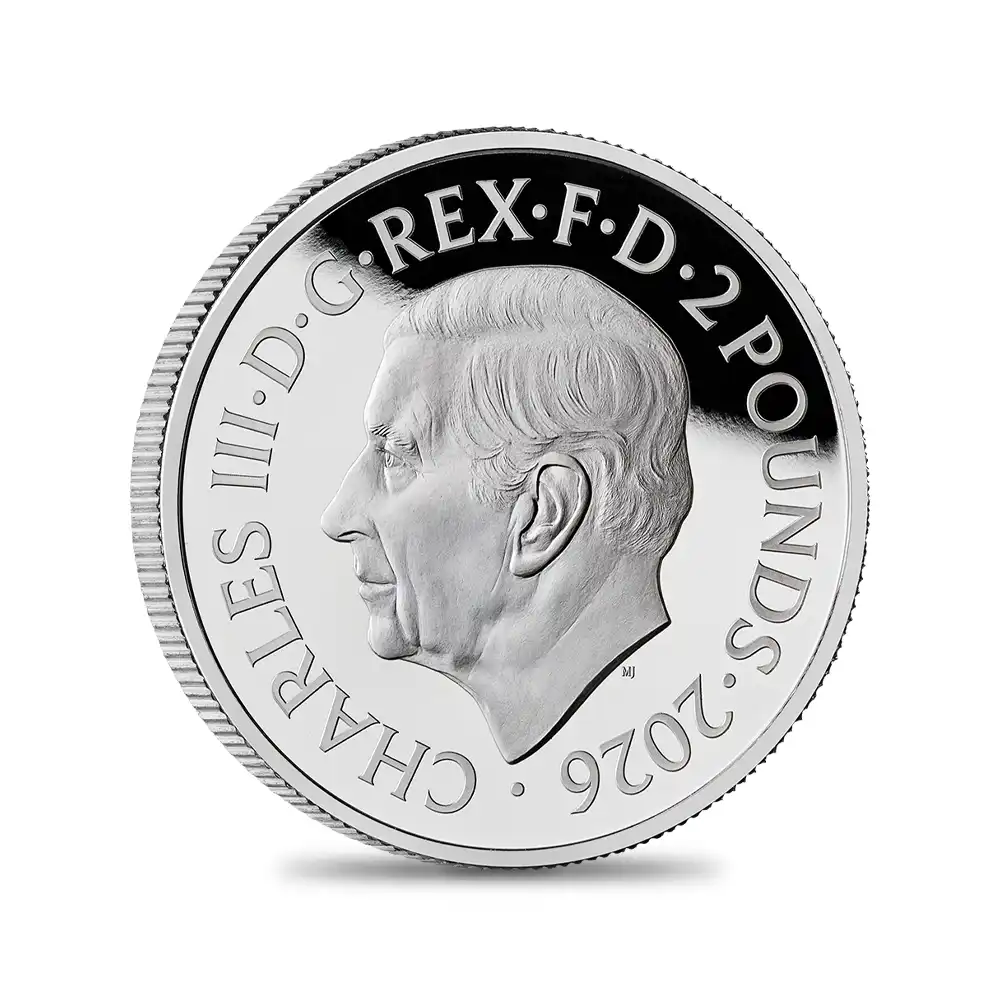 モダンコイン3：6934 イギリス 2026 チャールズ3世 ブリタニア プルーフ銀貨 6枚セット 未鑑定 箱付き【ご予約承り品】