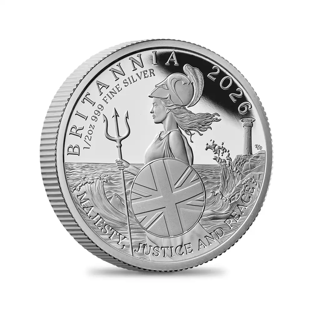 モダンコイン4：6934 イギリス 2026 チャールズ3世 ブリタニア プルーフ銀貨 6枚セット 未鑑定 箱付き【ご予約承り品】