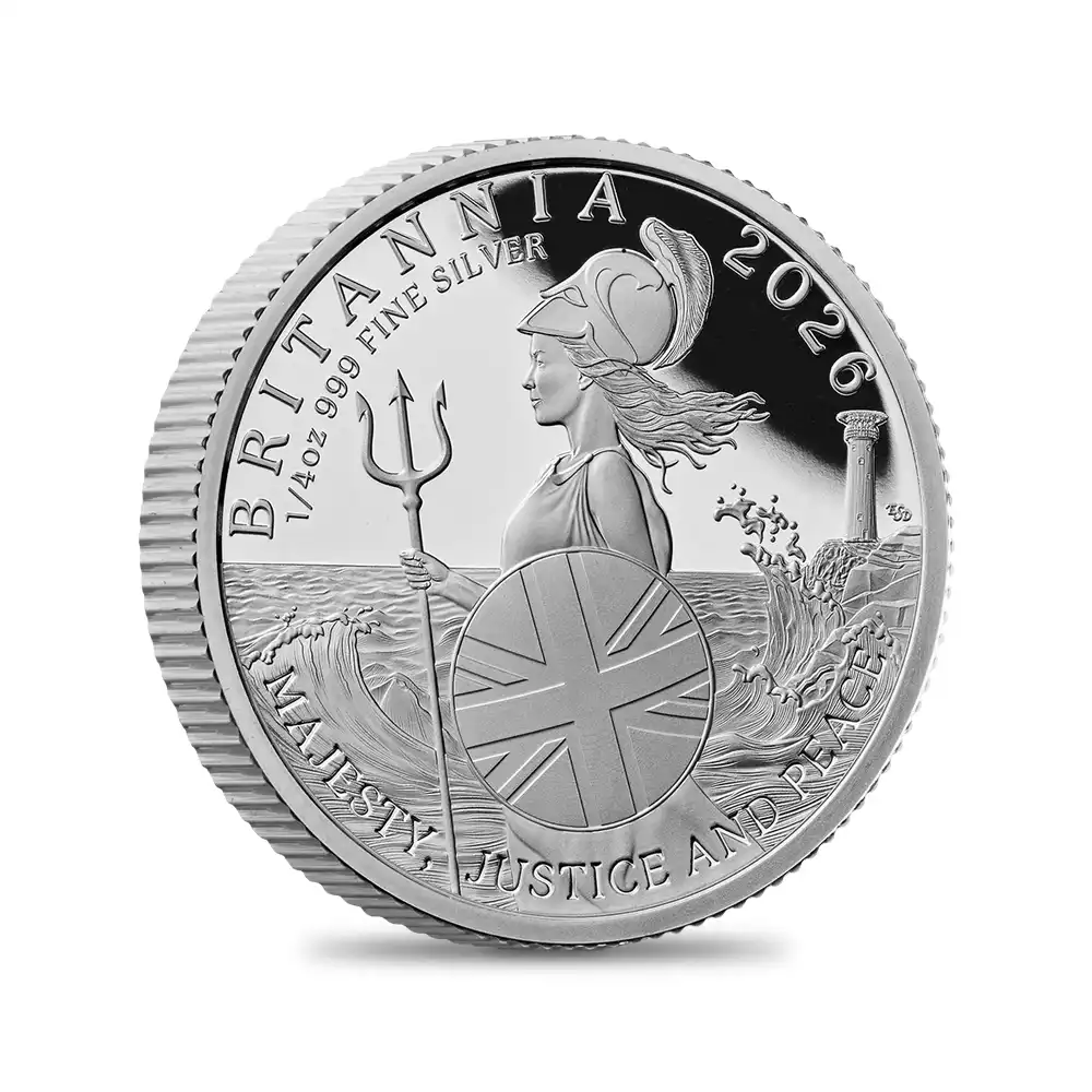 モダンコイン6：6934 イギリス 2026 チャールズ3世 ブリタニア プルーフ銀貨 6枚セット 未鑑定 箱付き【ご予約承り品】