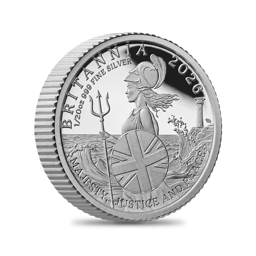 モダンコイン10：6934 イギリス 2026 チャールズ3世 ブリタニア プルーフ銀貨 6枚セット 未鑑定 箱付き【ご予約承り品】