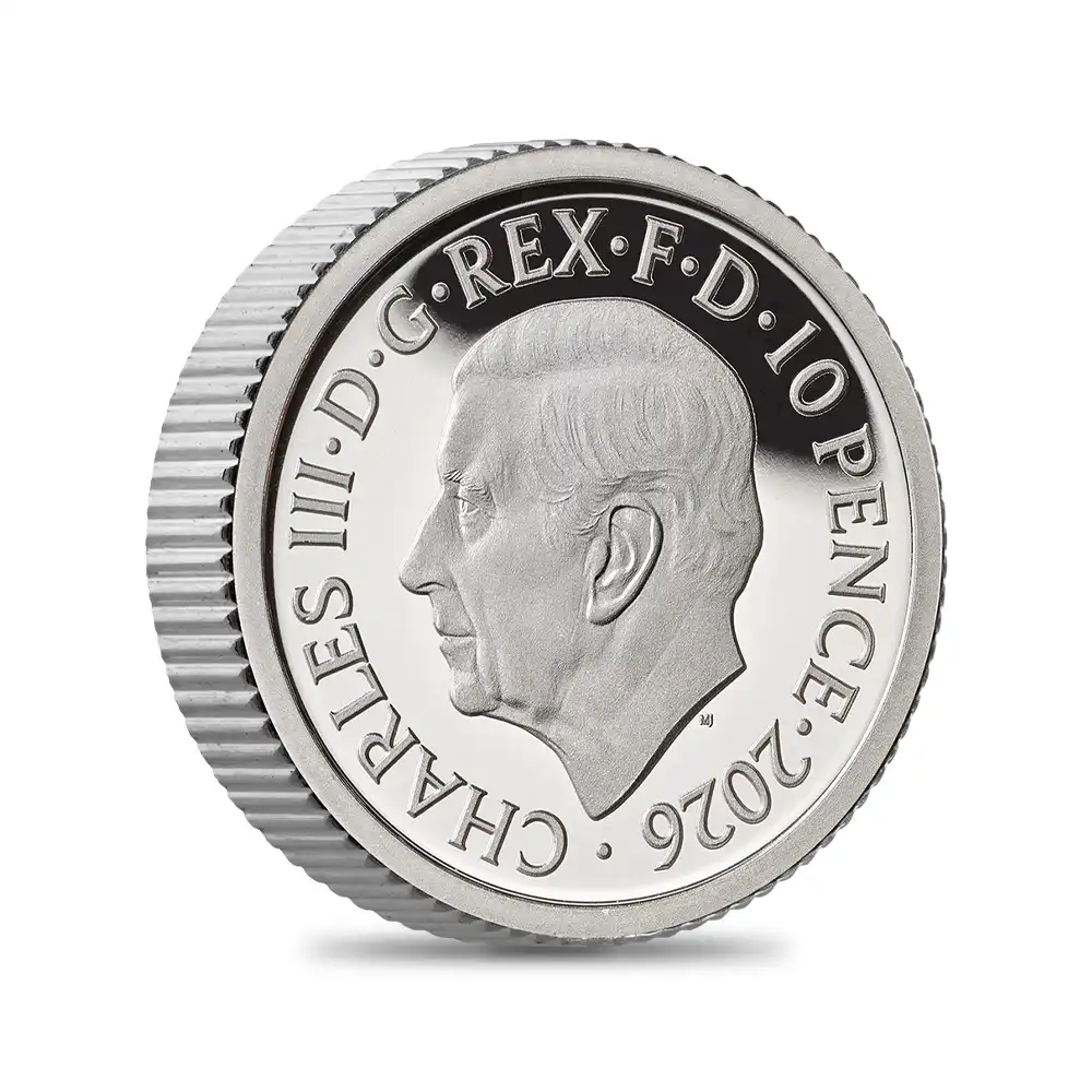 モダンコイン11：6934 イギリス 2026 チャールズ3世 ブリタニア プルーフ銀貨 6枚セット 未鑑定 箱付き【ご予約承り品】