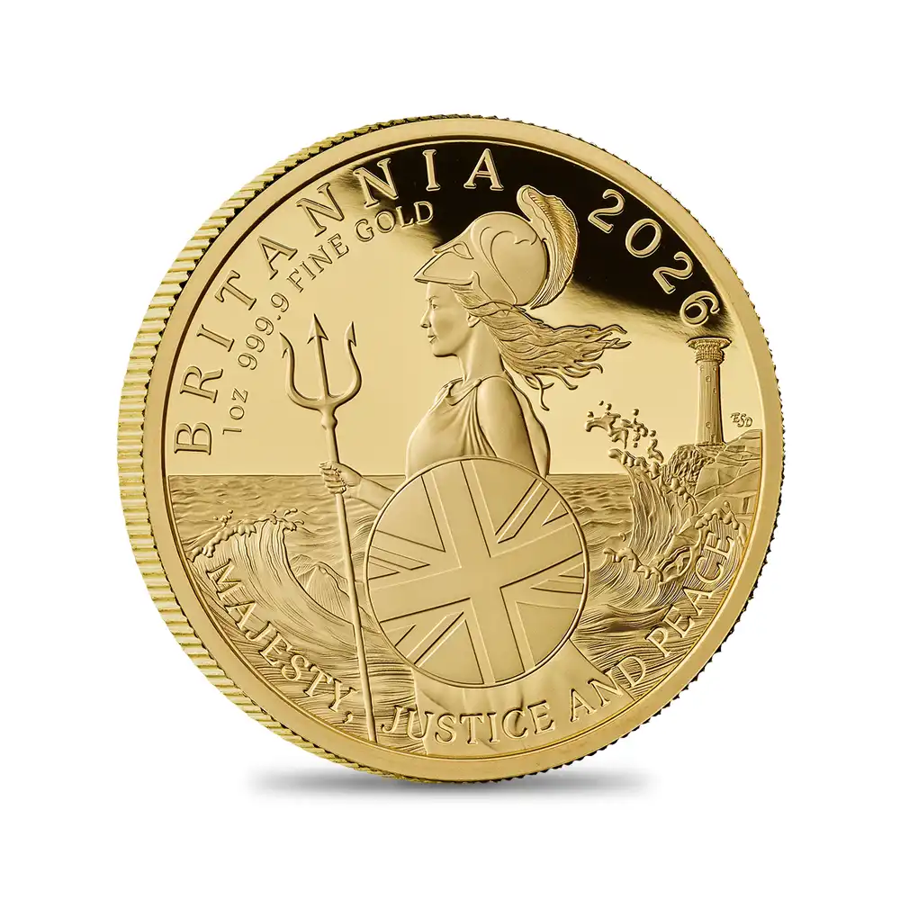 モダンコイン2：6937 イギリス 2026 チャールズ3世 ブリタニア プルーフ金貨 6枚セット 箱付き【ご予約承り品】