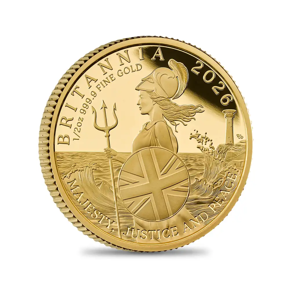 モダンコイン4：6937 イギリス 2026 チャールズ3世 ブリタニア プルーフ金貨 6枚セット 箱付き【ご予約承り品】