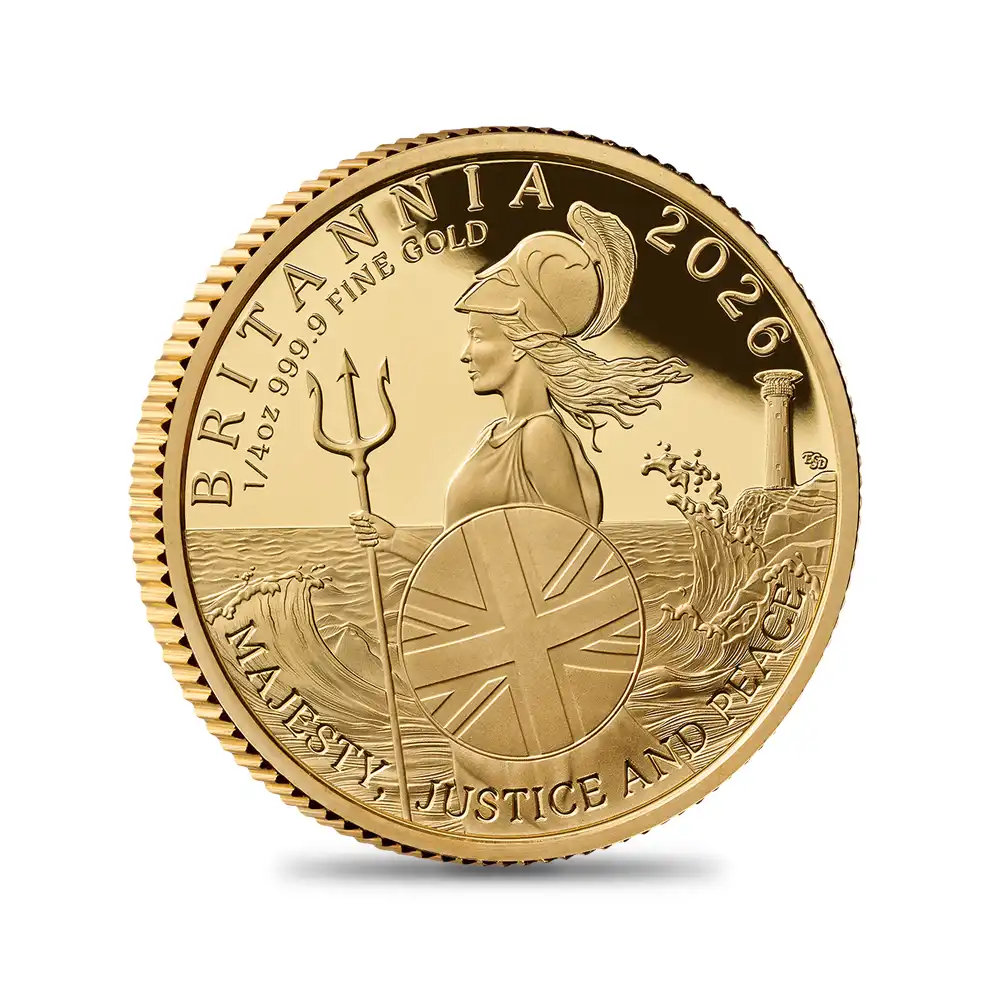 モダンコイン6：6937 イギリス 2026 チャールズ3世 ブリタニア プルーフ金貨 6枚セット 箱付き【ご予約承り品】