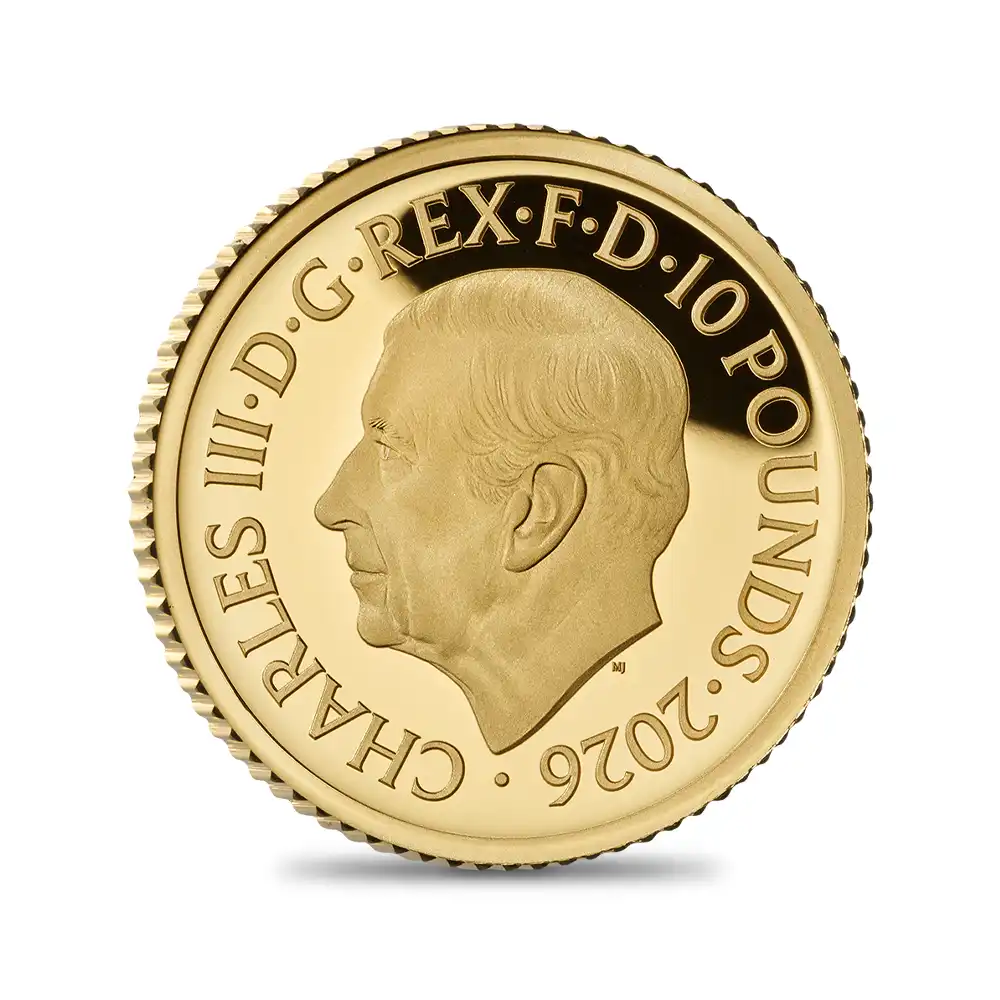 モダンコイン9：6937 イギリス 2026 チャールズ3世 ブリタニア プルーフ金貨 6枚セット 箱付き【ご予約承り品】