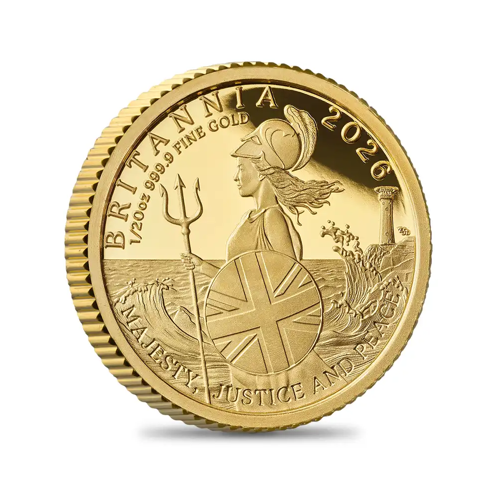 モダンコイン10：6937 イギリス 2026 チャールズ3世 ブリタニア プルーフ金貨 6枚セット 箱付き【ご予約承り品】