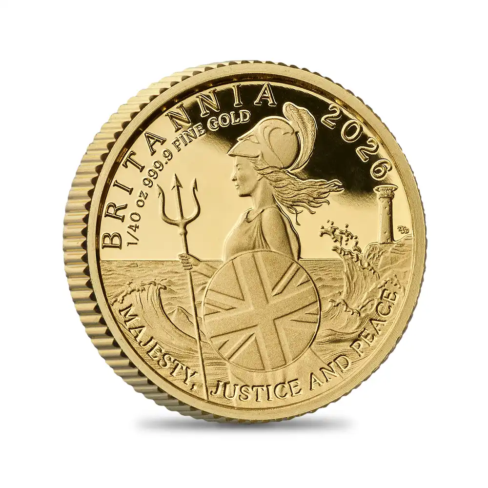 モダンコイン12：6937 イギリス 2026 チャールズ3世 ブリタニア プルーフ金貨 6枚セット 箱付き【ご予約承り品】