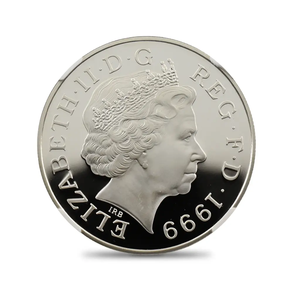モダンコイン3：6918 イギリス 1999 エリザベス2世 ダイアナ妃追悼記念 5ポンド銀貨 NGC PF69UC