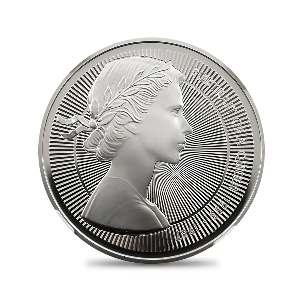 モダンコイン2：6944 イギリス 2026 チャールズ3世 エリザベス2世のコイン肖像シリーズ 第一弾 ヤングヤングエリザベス 5ポンド銀貨  NGC PF67UC チャールズ3世ラベル 箱付き