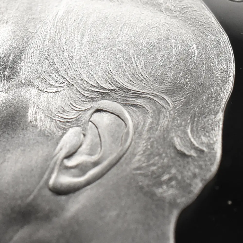 モダンコイン14：6947 イギリス 2025 チャールズ3世 スノーマン 50ペンスカラー銀貨 ファーストリリース NGC PF70UC チャールズ3世ラベル 箱付き