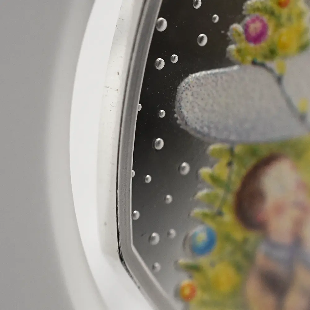 モダンコイン16：6947 イギリス 2025 チャールズ3世 スノーマン 50ペンスカラー銀貨 ファーストリリース NGC PF70UC チャールズ3世ラベル 箱付き