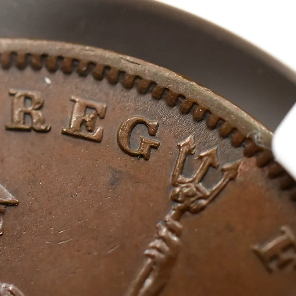 アンティークコイン11:6948 イギリス 1841 ヴィクトリア女王 ブリタニア 1ペニー銅貨 NGC MS63BN NO COLON