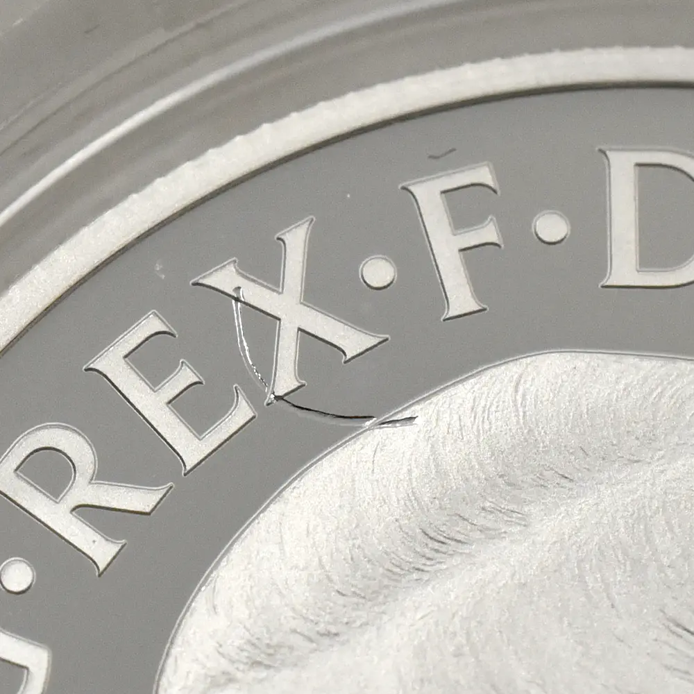 モダンコイン10：6902 【傷あり】イギリス 2026 チャールズ3世 エリザベス2世のコイン肖像シリーズ 第三弾 ミドルエリザベス 5ポンドプルーフ銀貨 未鑑定 箱付き