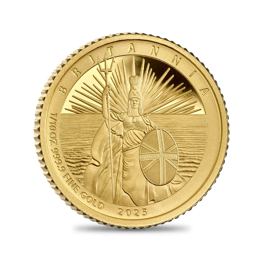 モダンコイン4：5604 2025 チャールズ3世 ブリタニア プルーフ金貨 3枚セット 未鑑定 箱付き【ご予約承り品】