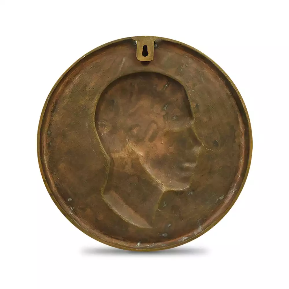 ケース・備品・その他3：2726 1937 エドワード8世 即位記念 銅製ハイレリーフ