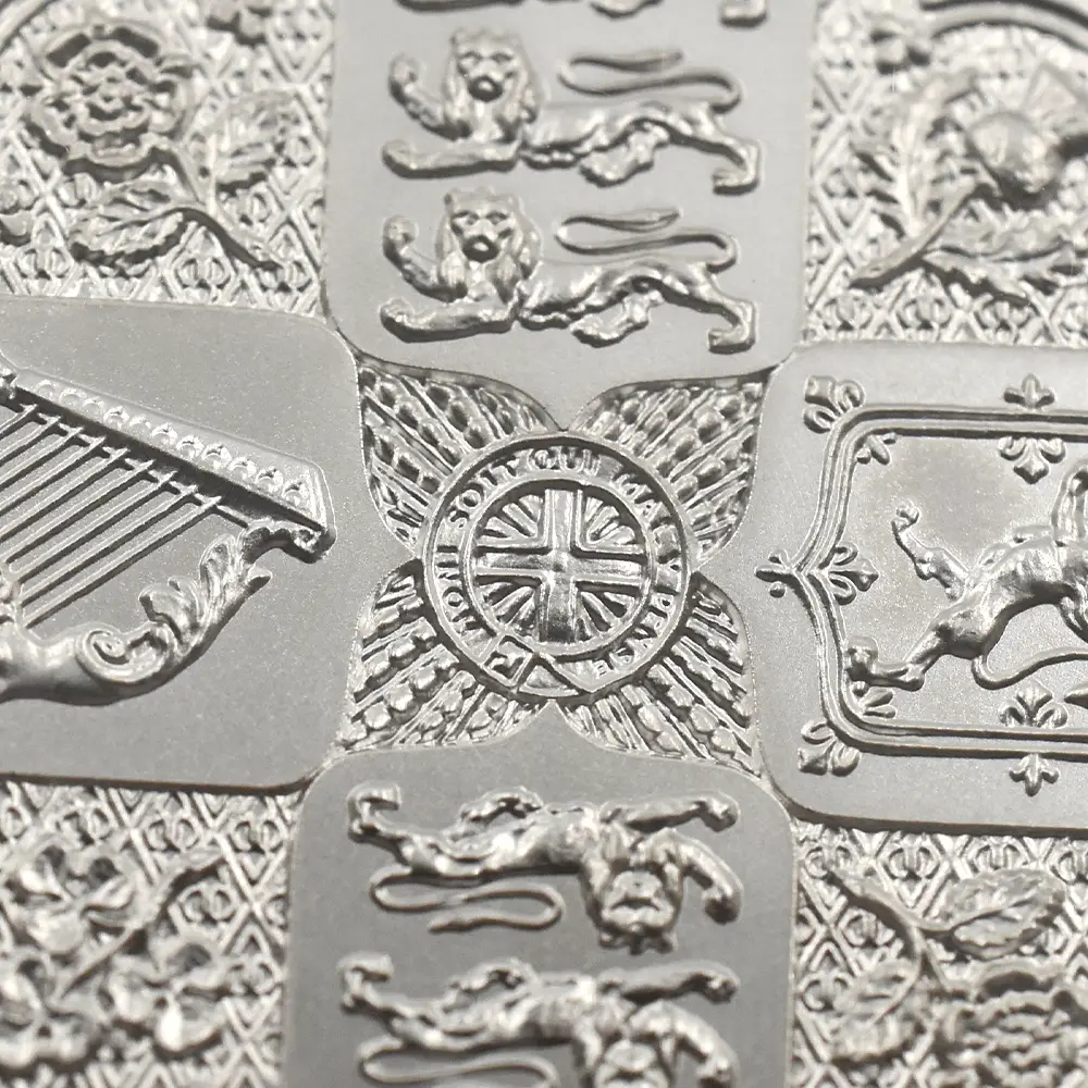 モダンコイン14：6953 イギリス 2021 エリザベス2世 ゴチッククラウン 5ポンド2オンス銀貨 2枚セット ファーストリリース NGC PF70UC 箱付き