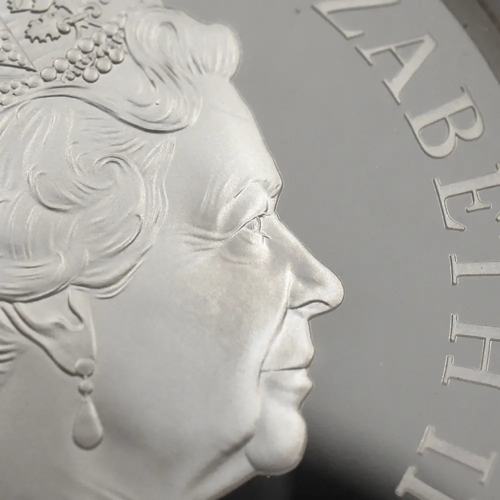 モダンコイン16：6953 イギリス 2021 エリザベス2世 ゴチッククラウン 5ポンド2オンス銀貨 2枚セット ファーストリリース NGC PF70UC 箱付き