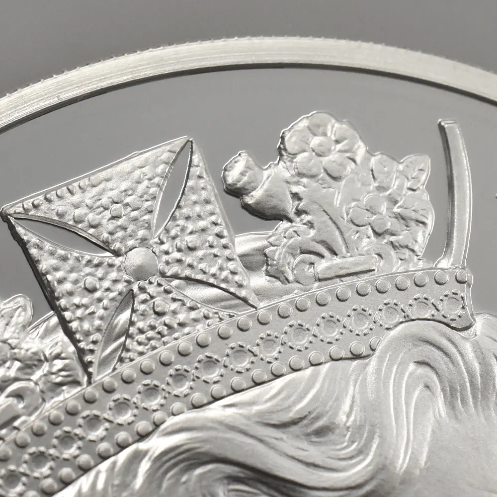 モダンコイン12：6956 イギリス 2015 エリザベス2世 最長在位記念 10ポンド5オンス銀貨 ファースト500ストラック NGC PF70UC 付属品付き