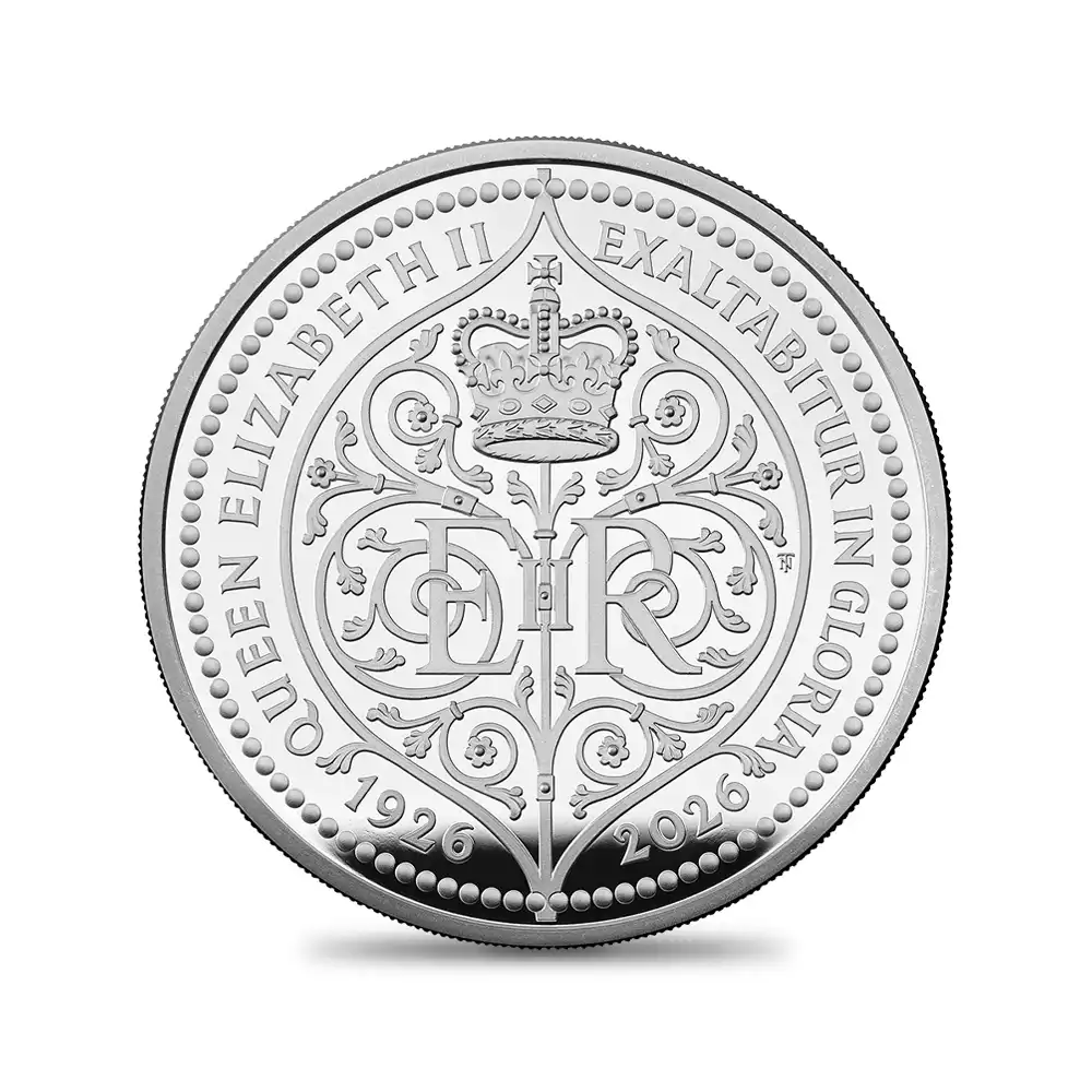 モダンコイン2：6965 イギリス カナダ 2026 チャールズ3世 エリザベス2世生誕100周年記念 2ポンド・20ドル プルーフ銀貨 2枚セット 未鑑定 箱付き【ご予約承り品】