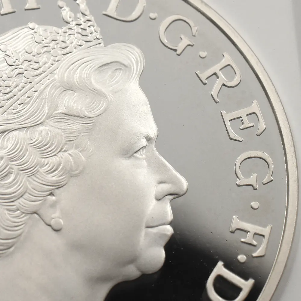 モダンコイン12:6972 イギリス 2013 エリザベス2世 戴冠60周年記念 5ポンドピエフォー銀貨 4枚セット ファースト300ストラック NGC PF70UC