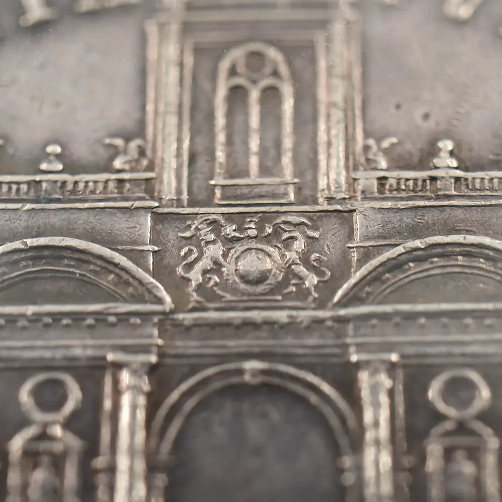 メダル9：6973 イギリス 1714 ジョージ1世 ロンドン入城記念 銀メダル NGC AU53