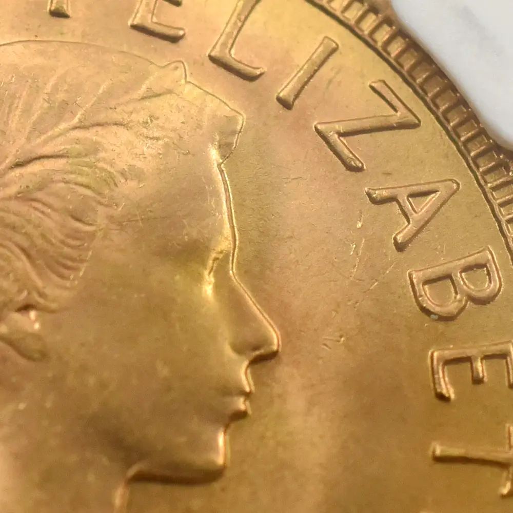 モダンコイン10：6997 イギリス 1968 エリザベス2世 ヤングヤング 聖ジョージ竜退治 ソブリン金貨 NGC MS66