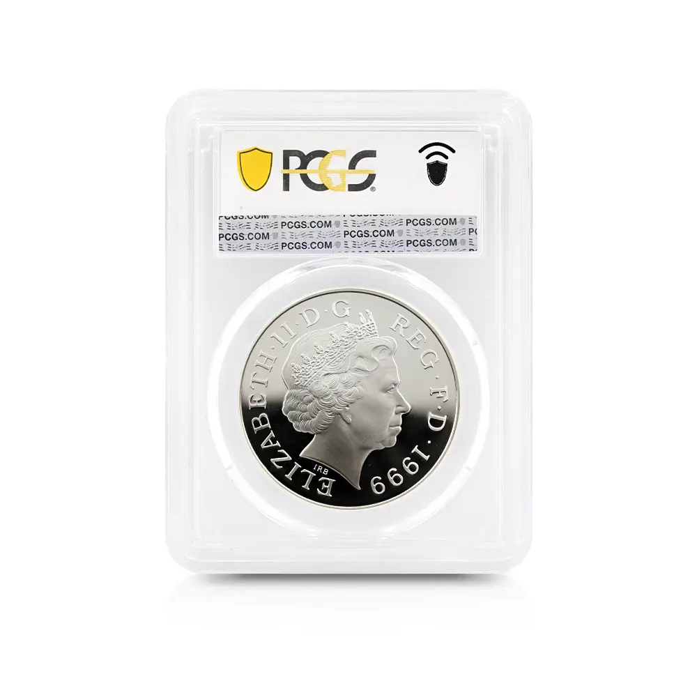 モダンコイン5：6998 イギリス 1999 エリザベス2世 ダイアナ妃追悼記念 5ポンド銀貨 PCGS PR69DC S-L6