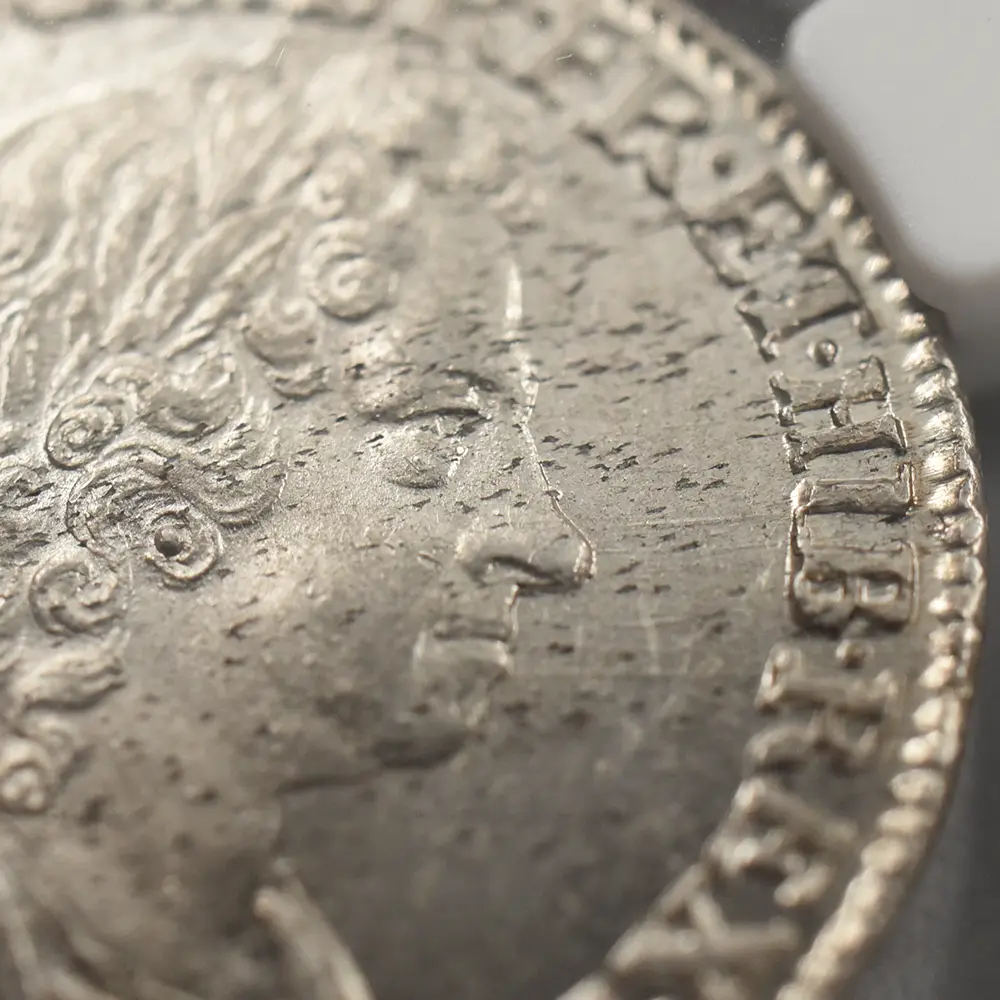 アンティークコイン9：5690 1723 SSC ジョージ1世 1シリング銀貨 NGC MS64