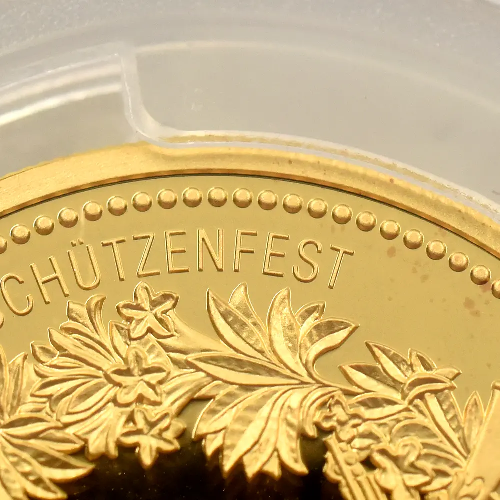 モダンコイン12：7006 スイス 2016 ティチーノ射撃祭 500フラン 1/2オンス金貨 PCGS PR67DC