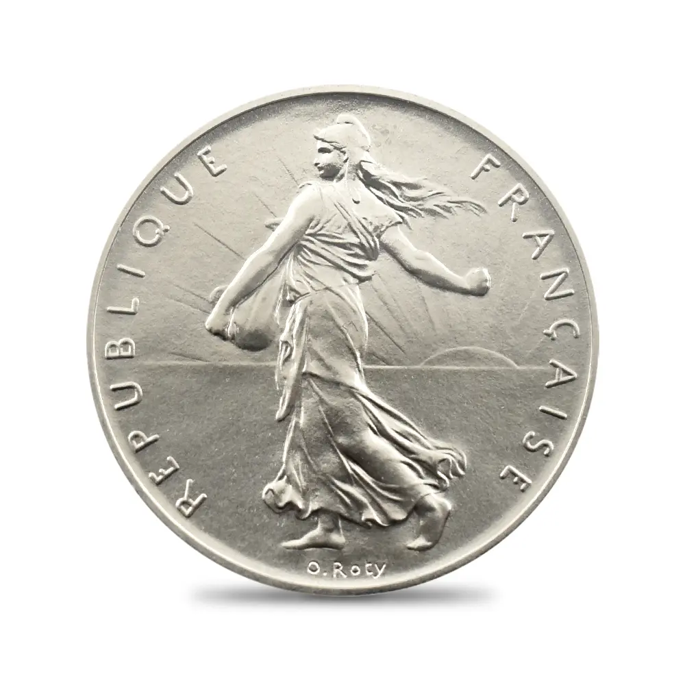 モダンコイン2：7004 フランス 1972 種をまく女神 1フランピエフォー銀貨PCGS SP69 KM-P453