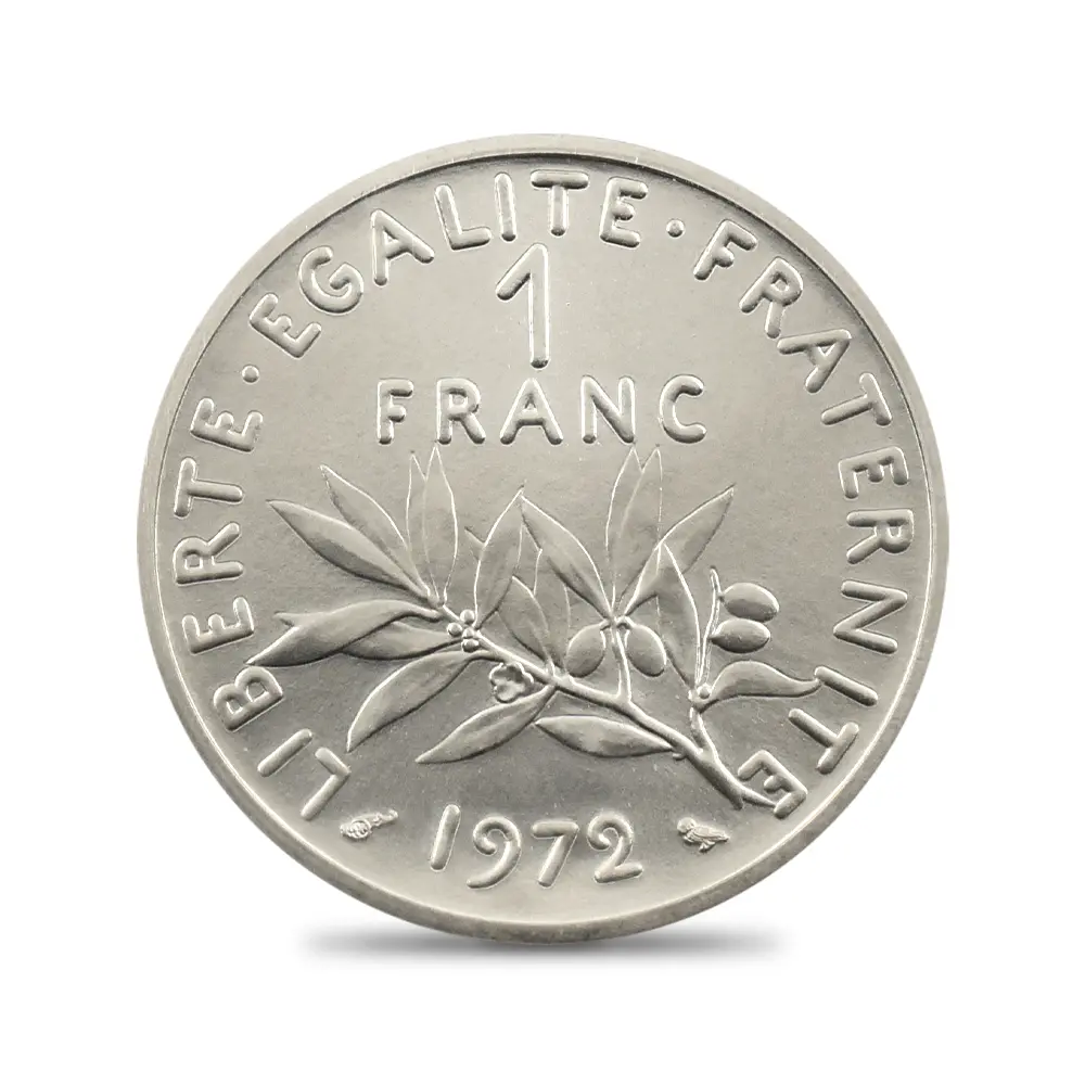 モダンコイン3：7004 フランス 1972 種をまく女神 1フランピエフォー銀貨PCGS SP69 KM-P453