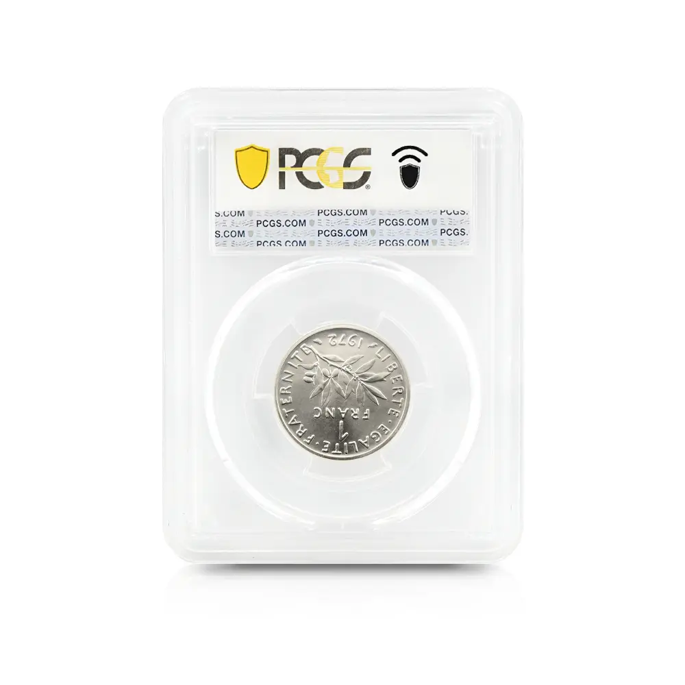 モダンコイン5：7004 フランス 1972 種をまく女神 1フランピエフォー銀貨PCGS SP69 KM-P453