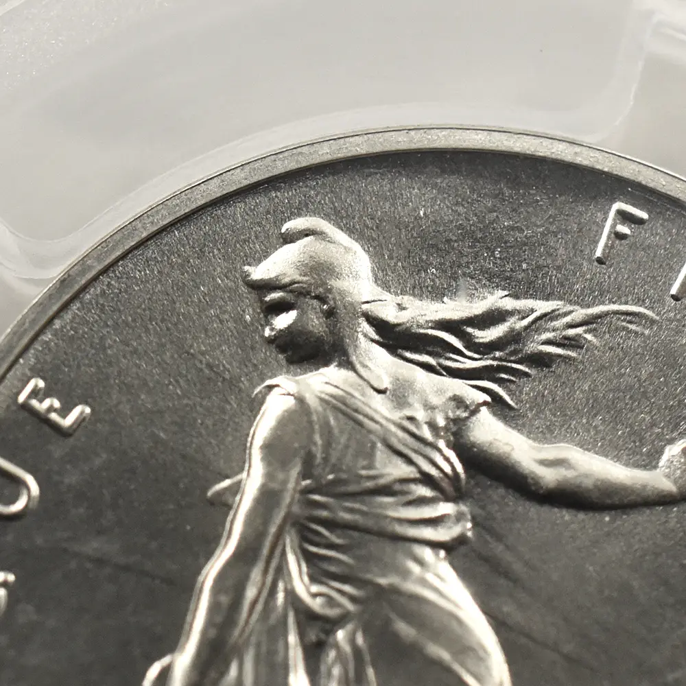 モダンコイン7：7004 フランス 1972 種をまく女神 1フランピエフォー銀貨PCGS SP69 KM-P453