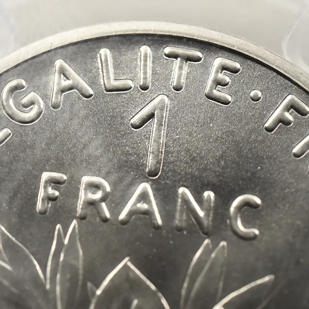 モダンコイン10：7004 フランス 1972 種をまく女神 1フランピエフォー銀貨PCGS SP69 KM-P453