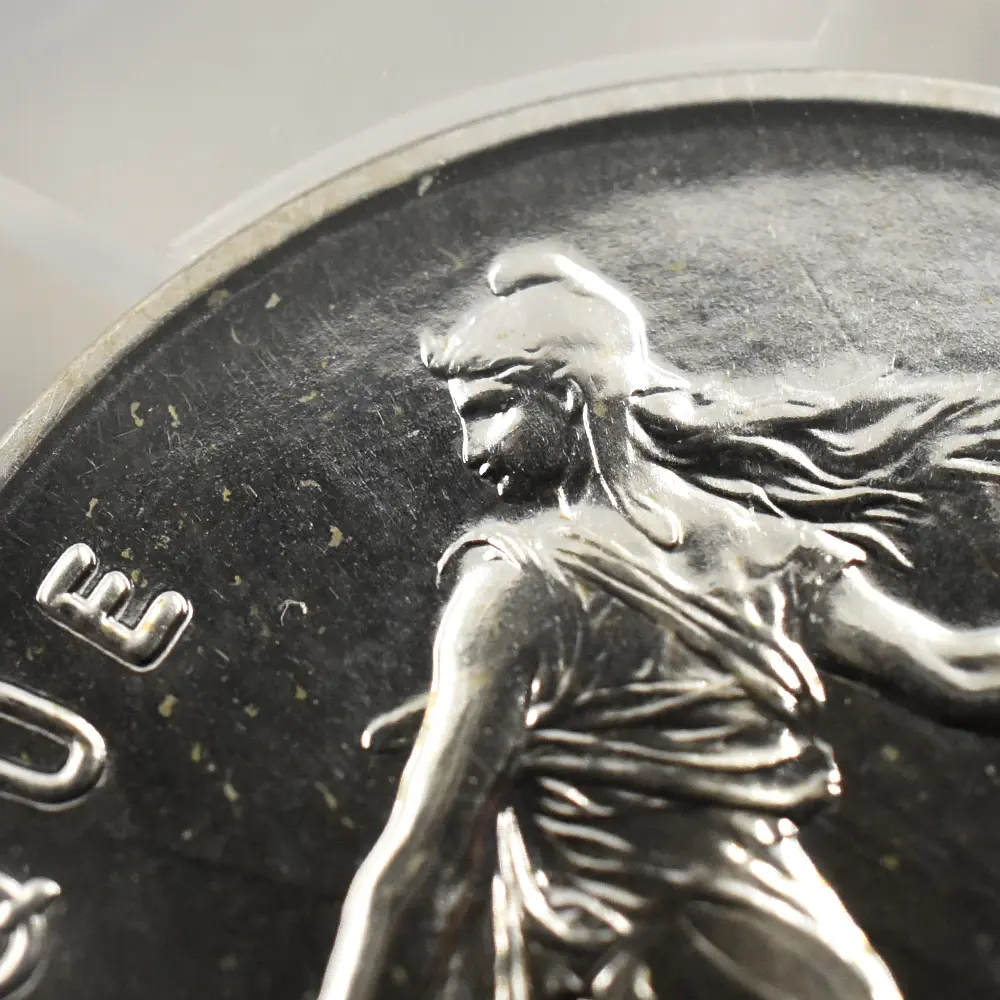 モダンコイン7：7003 フランス 1976 種をまく女神 5フランピエフォー銀貨 PCGS SP69 KM-P558