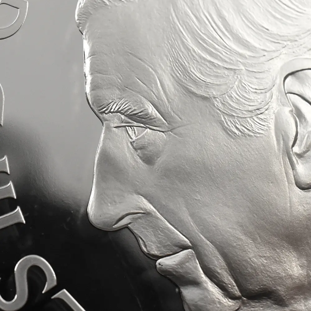 モダンコイン13：7001 イギリス 2024 チャールズ3世 ピストルッチ作聖ジョージ竜退治 10ポンド5オンス銀貨 NGC PF69UC チャールズ3世ラベル 箱付き