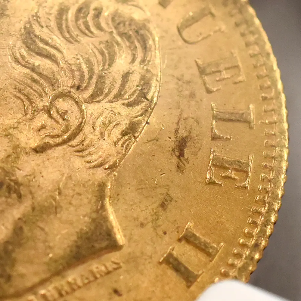 アンティークコイン9：7007 イタリア 1863T ヴィットリオ・エマヌエーレ2世 10リラ金貨 NGC MS63