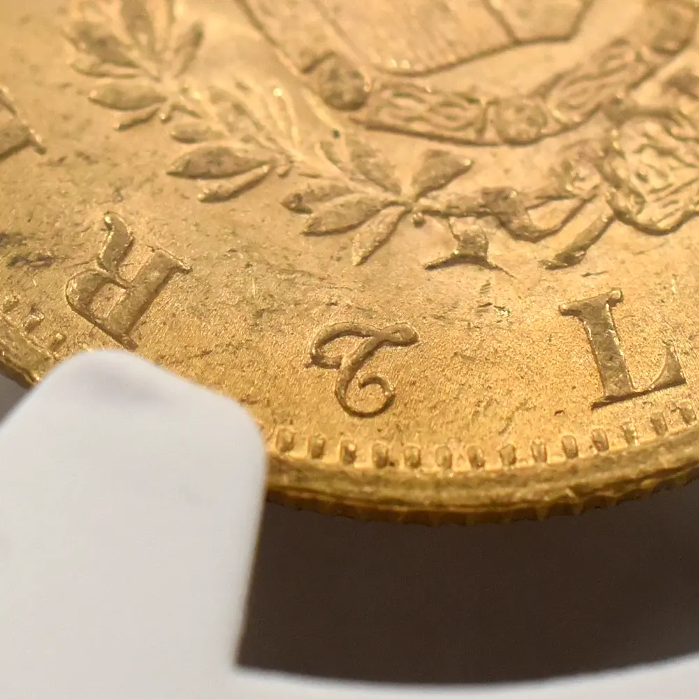 アンティークコイン12：7007 イタリア 1863T ヴィットリオ・エマヌエーレ2世 10リラ金貨 NGC MS63